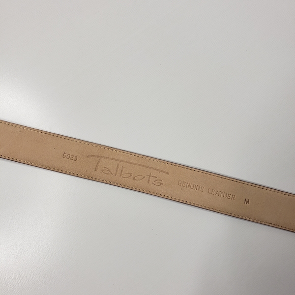 Talbots Double Brass Bit Leather Belt Equestrian Horse Riding Preppy Min… - Picture 7 of 14